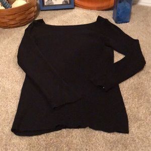 Long sleeve black sweater